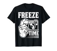 Freeze Time Vintage Camera Photography Lover T-Shirt
