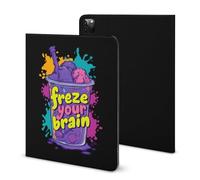 Freeze Your Brain Funny Tablet Case Compatible with IPAD Pro 2020 （11in） Personality Protective Cover with Pen Slot
