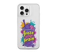 Freeze Your Brain TPU Cell Phone Case Compatible with iPhone 16/16 Plus/16 Pro/16 Pro Max/16 E Soft Protective Shell