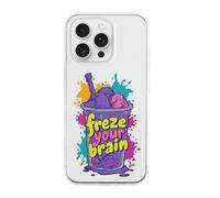 Freeze Your Brain TPU Cell Phone Case Compatible with iPhone 16/16 Plus/16 Pro/16 Pro Max/16 E Soft Protective Shell