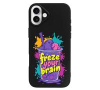 Freeze Your Brain TPU Cell Phone Case Compatible with iPhone 16/16 Plus/16 Pro/16 Pro Max/16 E Soft Protective Shell