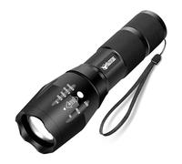 FREEZE2TRIM Vital Tac Flashlight, Elite Tac Flashlight Military Tactical USA Battery Powered LED High Lumens Military Grade 2000 Lumens 5 Modes Zoom, SOS, Ultra Bright Torch