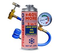 FreezeECO 2pcs SET: 3in1 LeakStop/Oil/Gas 235g Type A + Pressure Hose