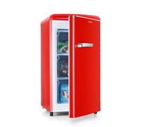 Freezer 60 L Table Top Mini Freezer Freestanding Upright Freezer Ice Chiller Red [EEK: E]