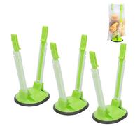 Freezer Bag Holder Stand, Freezer Bags Food Holder Bags for Meal Planing, Plastic Reusable Freezer Bag Racks Holders,Ziplock Bag Holder Stand, Meal Planning/prep Bag Holders (3pcs)
