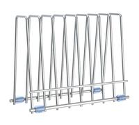 Freezer Bag Racks - Food Storage Organizer | Bags Drying Rack | File Organizers Desktop Book Shelf | Reusable Stainless Steel Dryer Stand For Storagebags Box Lids21x8.89x17.78cm/8.27x3.5x7 Inches