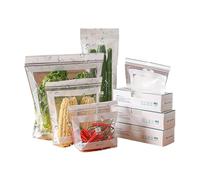 Freezer Bags Leakproof BPA Free Food Storage Meal Prep