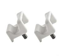 Freezer Basket Frame Holder 4-Pack for for sub-zero 611 650 White Plastic Retainer Clips 2L 2R for for sub-zero BI-30U Frost Prevention Frame Holder 4pcs for for sub-zero 611G 650G 0.95x0.86in Basket