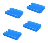 Freezer Blocks - 4 Pack 200/350/600ml Packs For Cool Box, Reusable Freezer Packs Cooler Ice Packs Long Lasting, Portable Cooler Freezer Ice Pack For Refrigerator Air Conditioner Fan Lunch Box