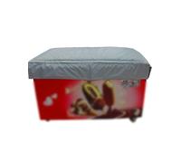 Freezer Cover Waterproof, Fridge Refrigerator Shelter Uv-Protecting Insulated Cotton For Display Cabinets(Gray,190x85cm/74.8x33.5in)