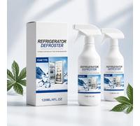 Freezer Defrosting Spray, Defrosting Spray for Fridge Freezer, Deep Freeze Defrost, Powerful Deicer, Extend the Life of Refrigerator, Save Energy, Improve Refrigerator Operating Efficiency (2, A)
