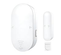 Freezer Door Alarm with 15s Delay, Fridge Door Alarm Wireless Adjustable Control Chime 0 to 130 dB, 2-In-1 Sensor Warning for Freezer Home Doors, Five Modes to Switch(White)