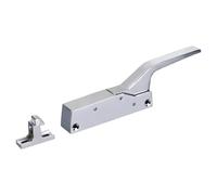 Freezer Door Latches Zinc Alloy Height Adjustable Fridge Locks with Spring Left/Right Use Security Cooler Latches Handle for Freezers, Industrial Ovens, Warehouse Doors Fridge Lock Freezer Door Lock