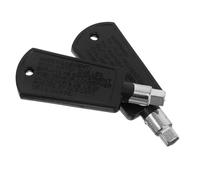 Freezer Door Lock Key 2pcs Metal with Black Plastic Handle | Refrigerator Freezer Door Lock, Industrial Cam Locks, Dormitories Office Cabinet Use
