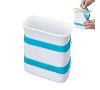 Freezer Food Block Maker - Vertical Freeze Up | 6 Cup Meal Prep Bag Container Freeze Soup And Leftovers Kitchen Convenient Ice Making Tool Silicone Stackable Tray Blue