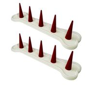 Freezer Holder Compatible with Kong Dog Toys XS, S, M, L, XL, Stuffable Dog Toy Stand, Dog Chew Holder, Designed for fillable Dog chew Toys(Two Pack White & Red)