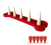 Freezer Holder Compatible with Kong Toys XS, S, M, L, XL, Stuffable Stand, Dog Chew Holder, Designed for fillable chew Toys (Red & White)