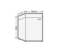 Freezer Iberna IUS68EWK 95 Litre Built In Under Counter