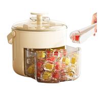 Freezer Ice Cream Bowls with Lid, Ice Mold Tray Freezer Ice Maker Mold with Carry Handle, Food Grade Bar Accessories for Tequila, Cocktails, Whisky, Cold Drinks