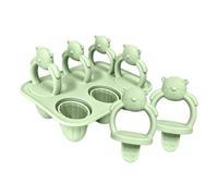 Freezer Ice Mold - Bear Shaped Reusable Silicone Tool, Teething Lolly Maker, Flexible Food Freezing Tray | Chocolate Mousse for Milk Fruit Puree Cheese Use