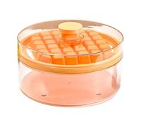 Freezer Ice Mold, Non-stick Reusable Stackable Ice Container with Lid for Freezer Ice Storage Cocktail, Whiskey, Coffee, Meal Preparation in the Fridge