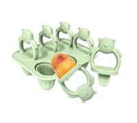 Freezer Ice Mold - Silicone 6-Cavity Reusable Tool,Kids Teething Ice Pop Maker | for Breast Milk Fruit Puree Cheese Yogurt Beginners Professionals Mother Busy Parents