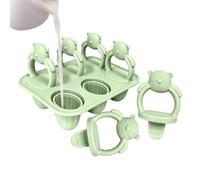 Freezer Ice Mould, Silicone 6-Way Reusable Mould | on the Mould for Biting | for Yoghurt Mousse Breast Milk Fruit Puree Cheese Beginners