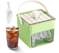 Freezer Ice Tray - Ice Molding Tray | Reusable Food-Grade Silicone Cooling Blocks Maker Press to Release for Restaurant Refrigerator Tea Cocktail Wine Whiskey
