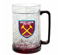 Official WEST HAM UNITED fc home style plastic freezer tankard