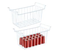 Freezer Organizer Bin - Freezer Bins for Bottom Fridge| Meats Food Container Pantry Organizers | Home Apartment Kitchen Hotel Farmhouse Restaurant Pantry Food Storage Box Drawers Ice Veg Veg Fruit