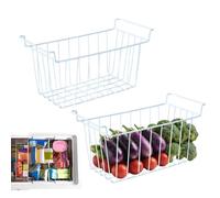 Freezer Organizer Bin | Ice Storage Bin for Freezer - Meats Food Refrigerator Organizer for Veggies Ice Meat Kitchen Home Apartment Hotel Restaurant Farmhouse