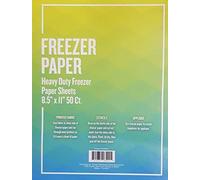 Freezer Paper Sheets, 8.5in x 11in, 50ct