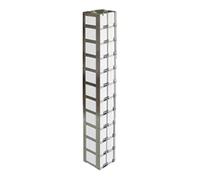 Freezer Rack Solutions USA MCF-11-2-B Mini Chest Freezer Rack with Box & Divider, 11 Box