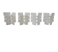 Freezer Safe Tray Stackers for Home Freeze Drying(white)
