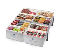 FREEZER SANITY The Original Chest Freezer Organizer Bins, Stackable Storage Organizers, Deep Freezer Dividers, Handles, Heavy-Duty, Water-Proof (4 Pack Regular 15x14x9)