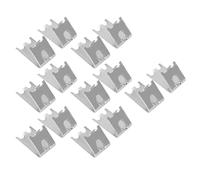 Freezer Shelf Clips 304 Stainless Steel Refrigerator Shelf Support Compact Size 14PCS Set Household