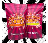 Freezie Bag Halal & Halal Sour Combo | Exploded Sweets | Freeze Dried Candy UK