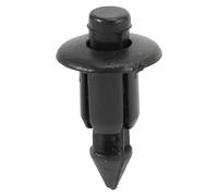 Frefgikty 50x Plastic Rivet Bike Fairing Trim Panel Fastener Clips 6mm for Black