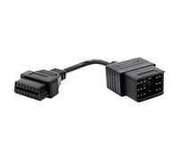 Frefgikty Car OBD II Cable for 17Pin to 16Pin Female Diagnostic Connector for 17 Pin OBDII Adapter
