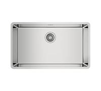 Teka 115000004 Kitchen Sink Made of Stainless Steel with a Single Bowl Linea RS15 71.40 3½ W/OVF SP-115000004, Grey, 71x40x20 cm