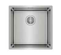 Teka 115000007 Kitchen Sink Made of Stainless Steel with a Single Bowl Linea RS15 40.40 3½ W/OVF SP-115000007, Grey, einheitsgröße