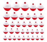 FREGITO ABS Fishing Float Bobbers Red White 5 Sizes for Freshwater Fishing