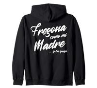 Fregona Como Mi Madre Funny Latina Hispanic Mom Mexican Zip Hoodie