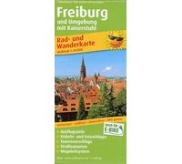 Freiburg and the surrounding area with Kaiserstuhl: Rad- und Wanderkarte mit Ausflugszielen, Einkehr- & Freizeittipps, Tourenvorschlägen,. Straßennamen, Wegeleitsystem