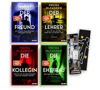 Freida McFadden Thriller Buchset - Der Freund, Der Lehrer, Die Kollegin, Die Ehefrau - SPIEGEL Bestseller - 4 Psychothriller & 2 exklusive Lesezeichen - Spannung pur von der Autorin von The Housemaid