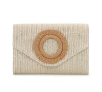 Freiesoldaten Straw Clutch Purses for Women Woven Evening Bag Summer Beach Bag for Party Weeding Vacation