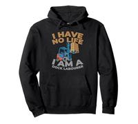 Freight Cargo Handling - Shipping Dock Labourer Pullover Hoodie