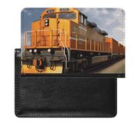 Freight Train Passport Holder for Trave Waterproof Travel Wallet Holds Passports Cards Tickets ID Cash