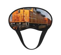 Freight Train Sleep Mask for Side Sleeper, Blackout Eye Mask for Women Men, Zero Pressure Sleeping Masks Soft Breathable Eye Cover Comfortable Blindfold Eyeshade for Night Sleep