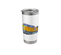 Freight Train Union Pacific Engine Stainless Steel Insulated Tumbler